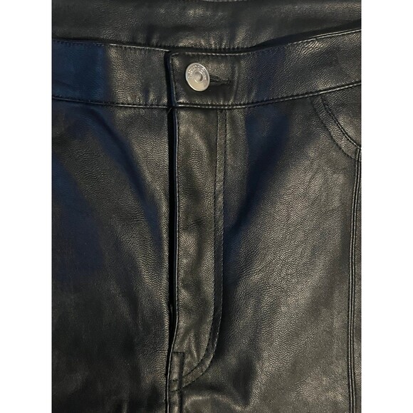 H&M Divided Faux Leather Pants Size 10 NWOT - Picture 4 of 8
